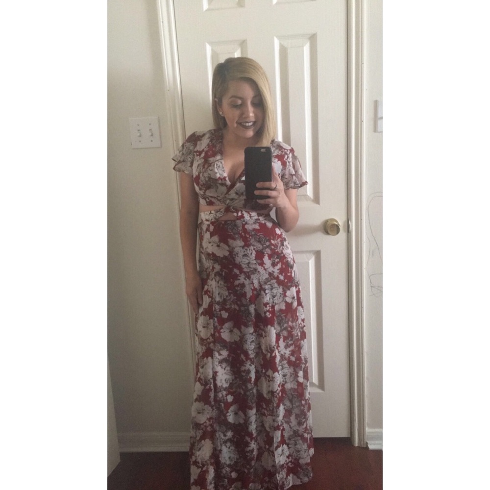 Maroon dress